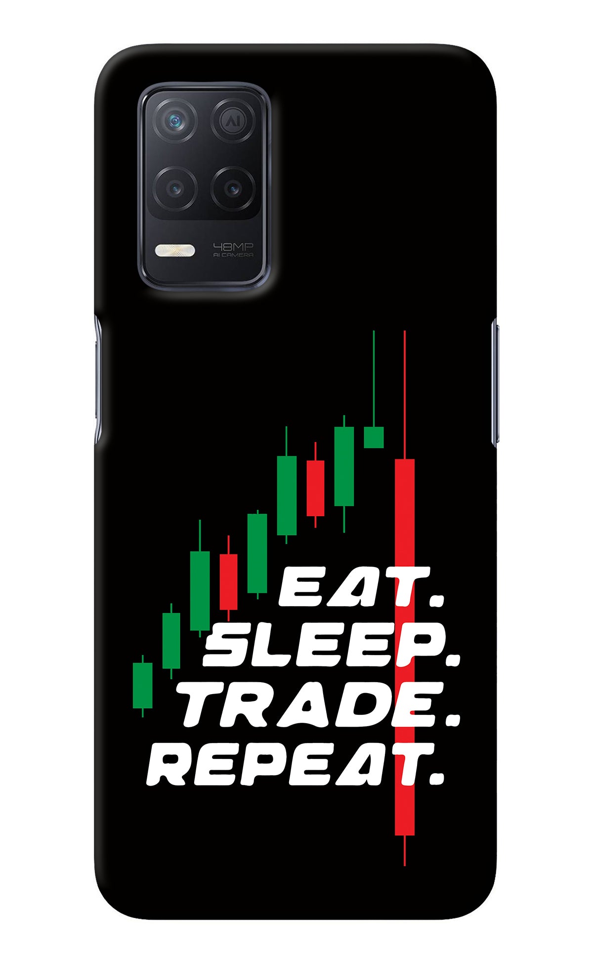 Eat Sleep Trade Repeat Realme 8 5G/8s 5G Back Cover