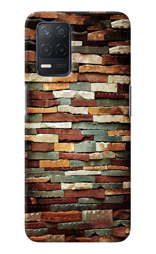 Bricks Pattern Realme 8 5G/8s 5G Back Cover