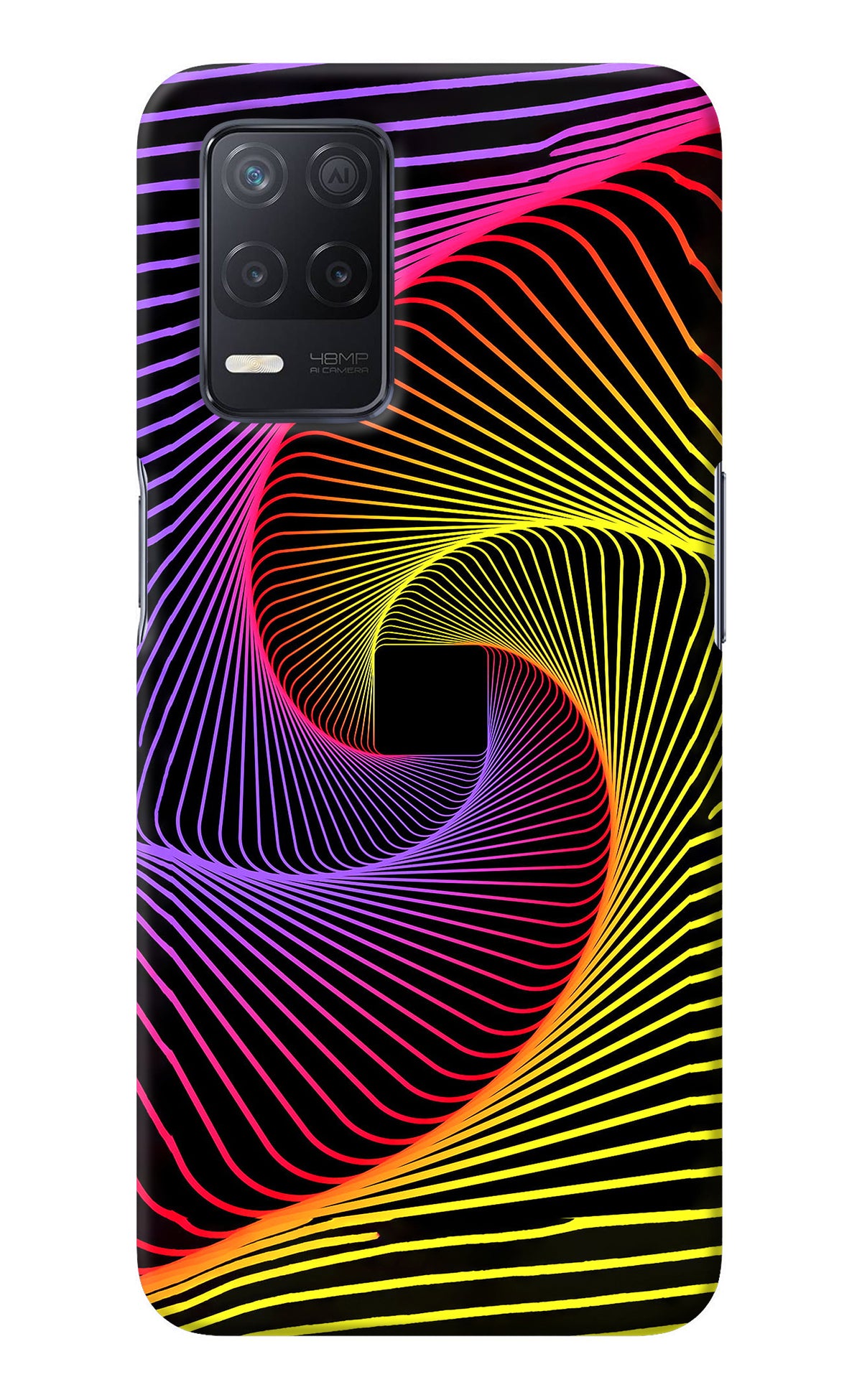 Colorful Strings Realme 8 5G/8s 5G Back Cover