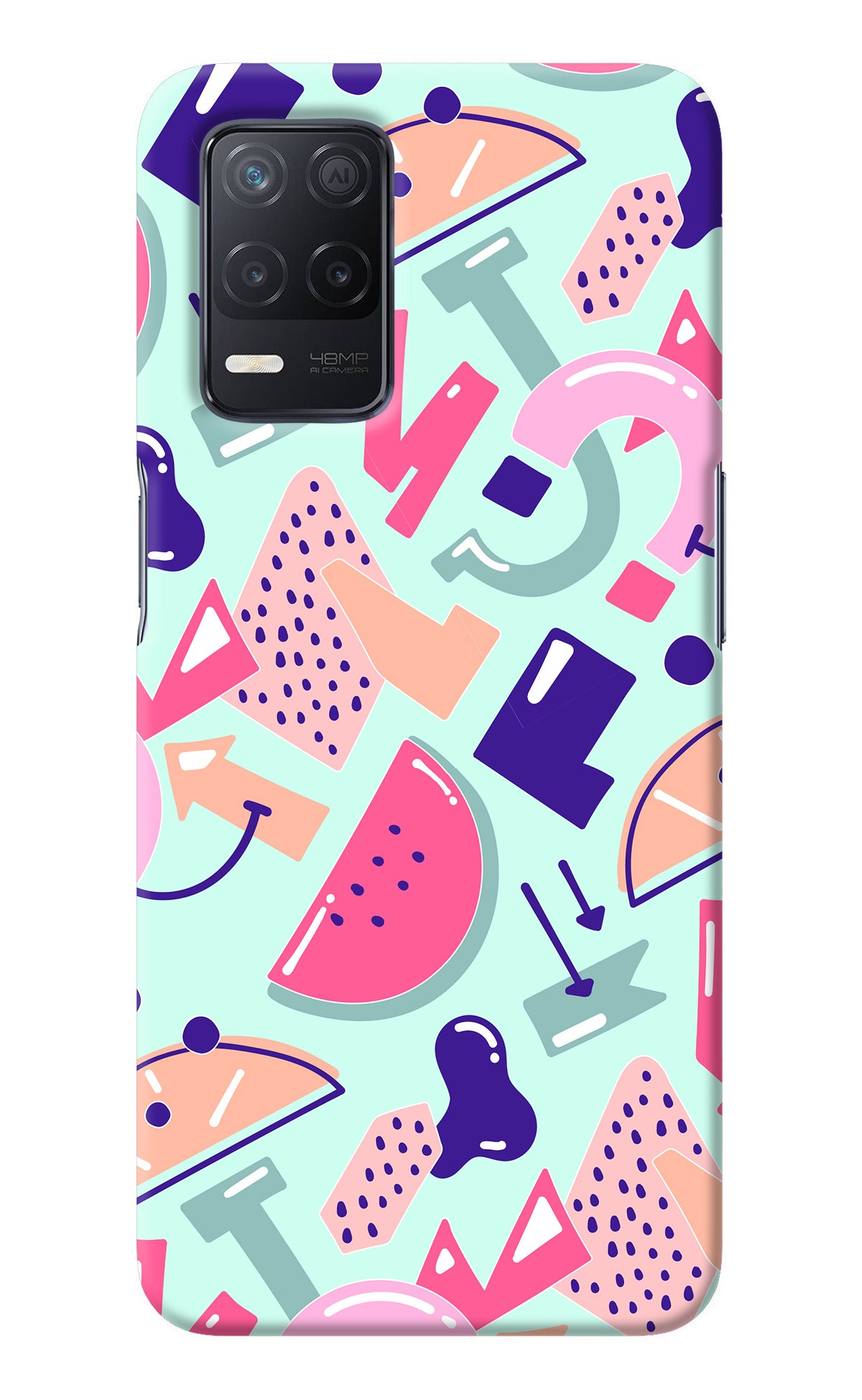 Doodle Pattern Realme 8 5G/8s 5G Back Cover