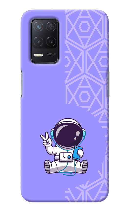 Cute Astronaut Chilling Realme 8 5G/8s 5G Back Cover