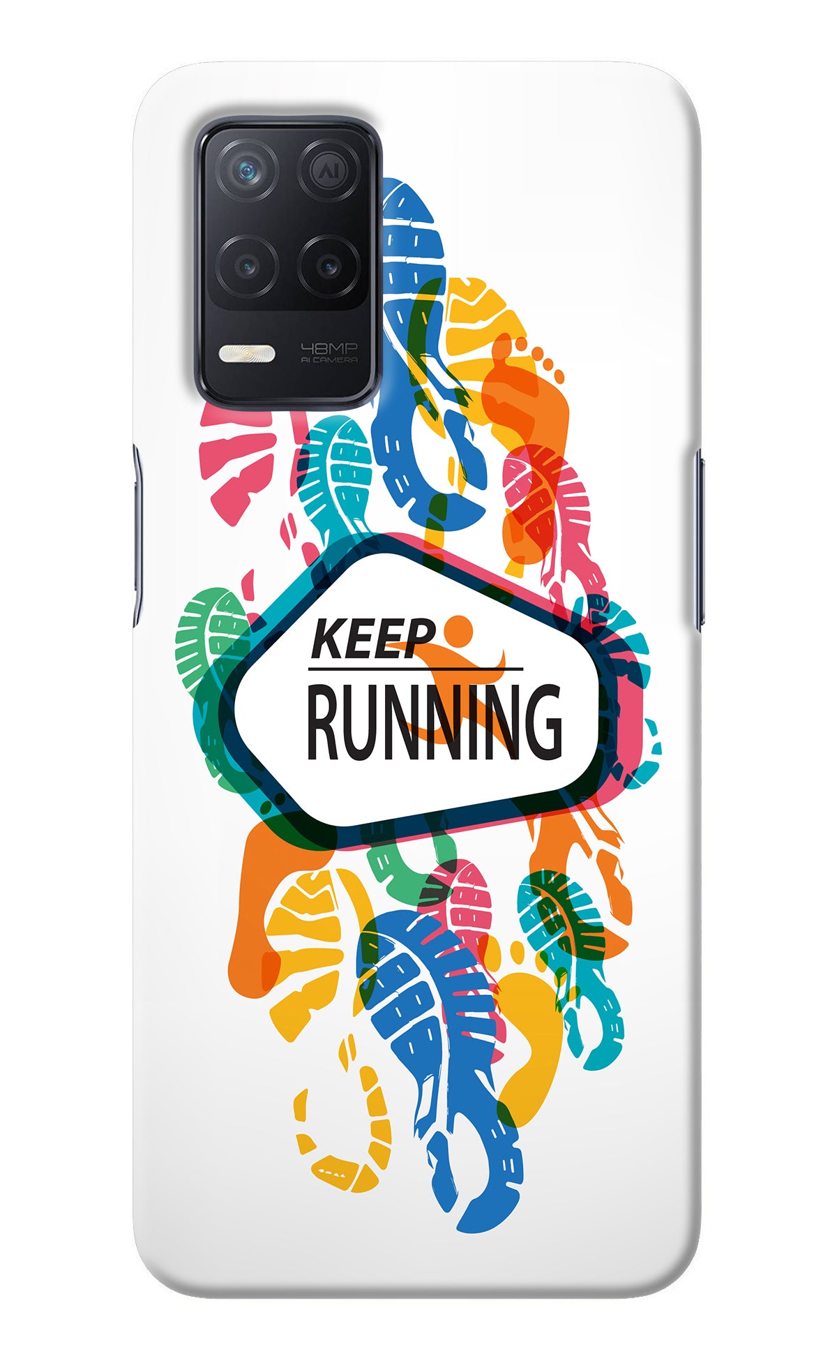 Keep Running Realme 8 5G/8s 5G Back Cover