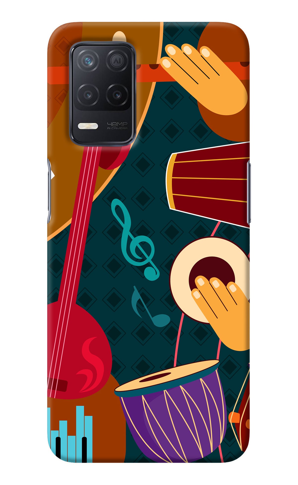 Music Instrument Realme 8 5G/8s 5G Back Cover