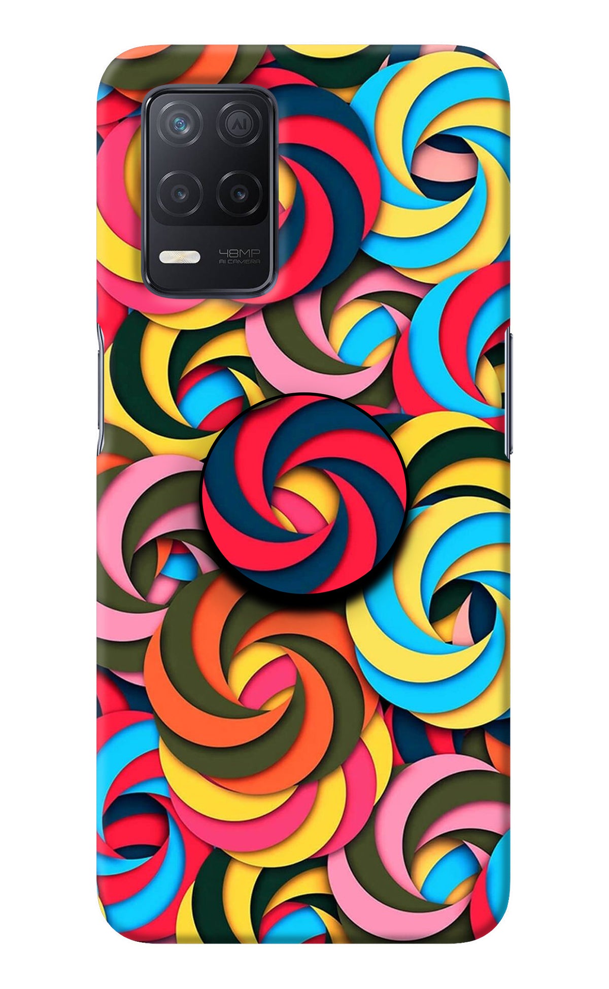 Spiral Pattern Realme 8 5G/8s 5G Pop Case