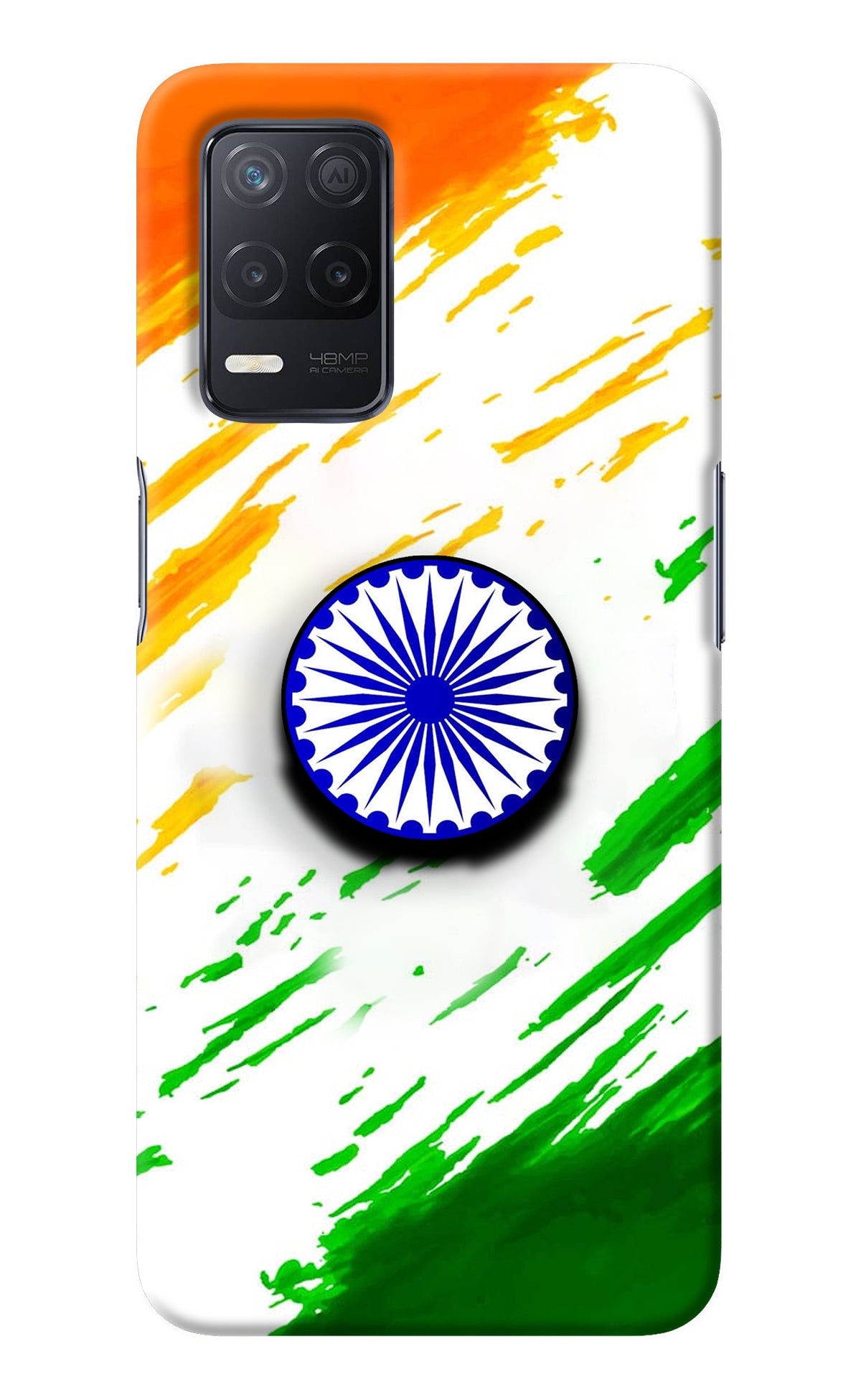 Indian Flag Ashoka Chakra Realme 8 5G/8s 5G Pop Case