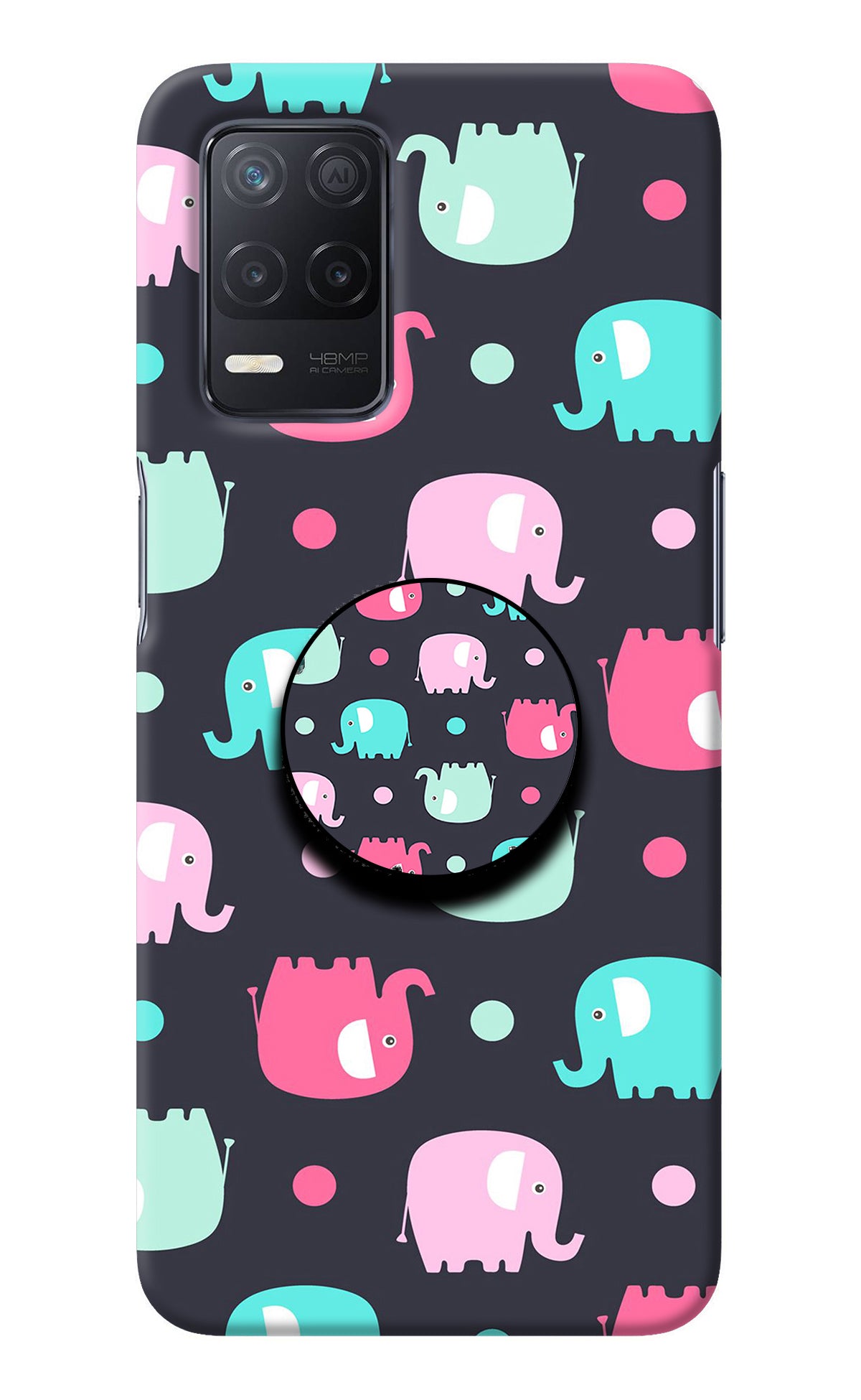 Baby Elephants Realme 8 5G/8s 5G Pop Case