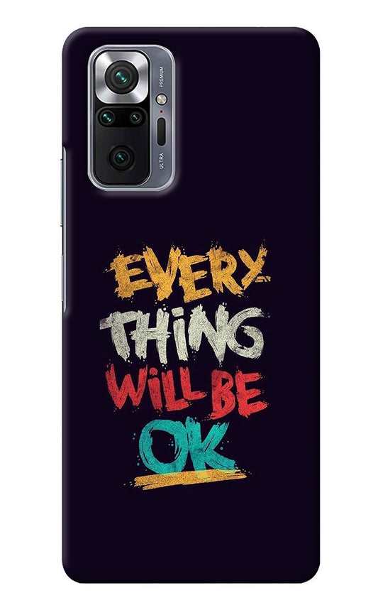 Everything Will Be Ok Redmi Note 10 Pro Max Back Cover