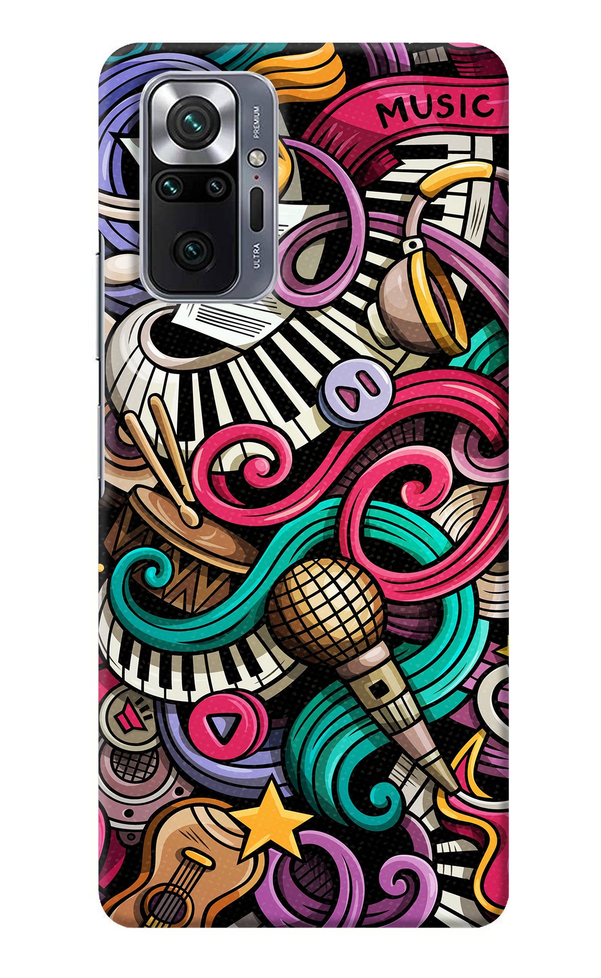 Music Abstract Redmi Note 10 Pro Max Back Cover