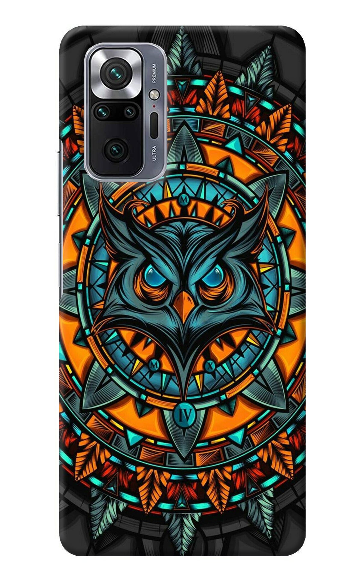 Angry Owl Art Redmi Note 10 Pro Max Back Cover