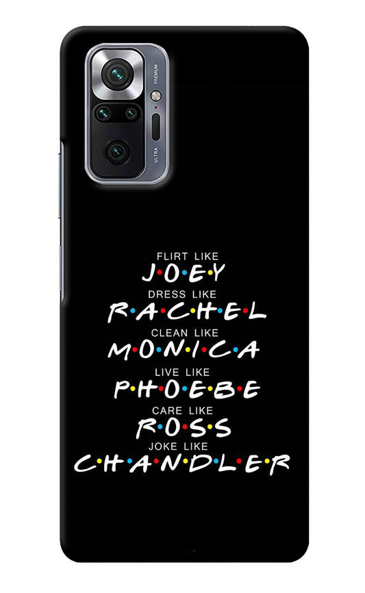 FRIENDS Character Redmi Note 10 Pro Max Back Cover