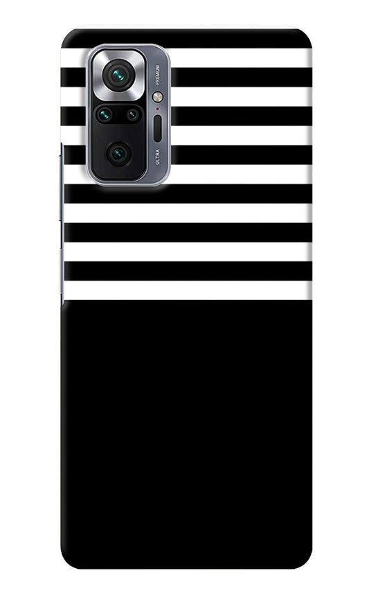 Black and White Print Redmi Note 10 Pro Max Back Cover