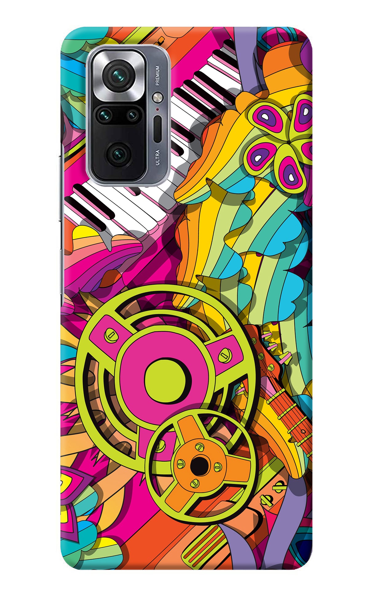 Music Doodle Redmi Note 10 Pro Max Back Cover