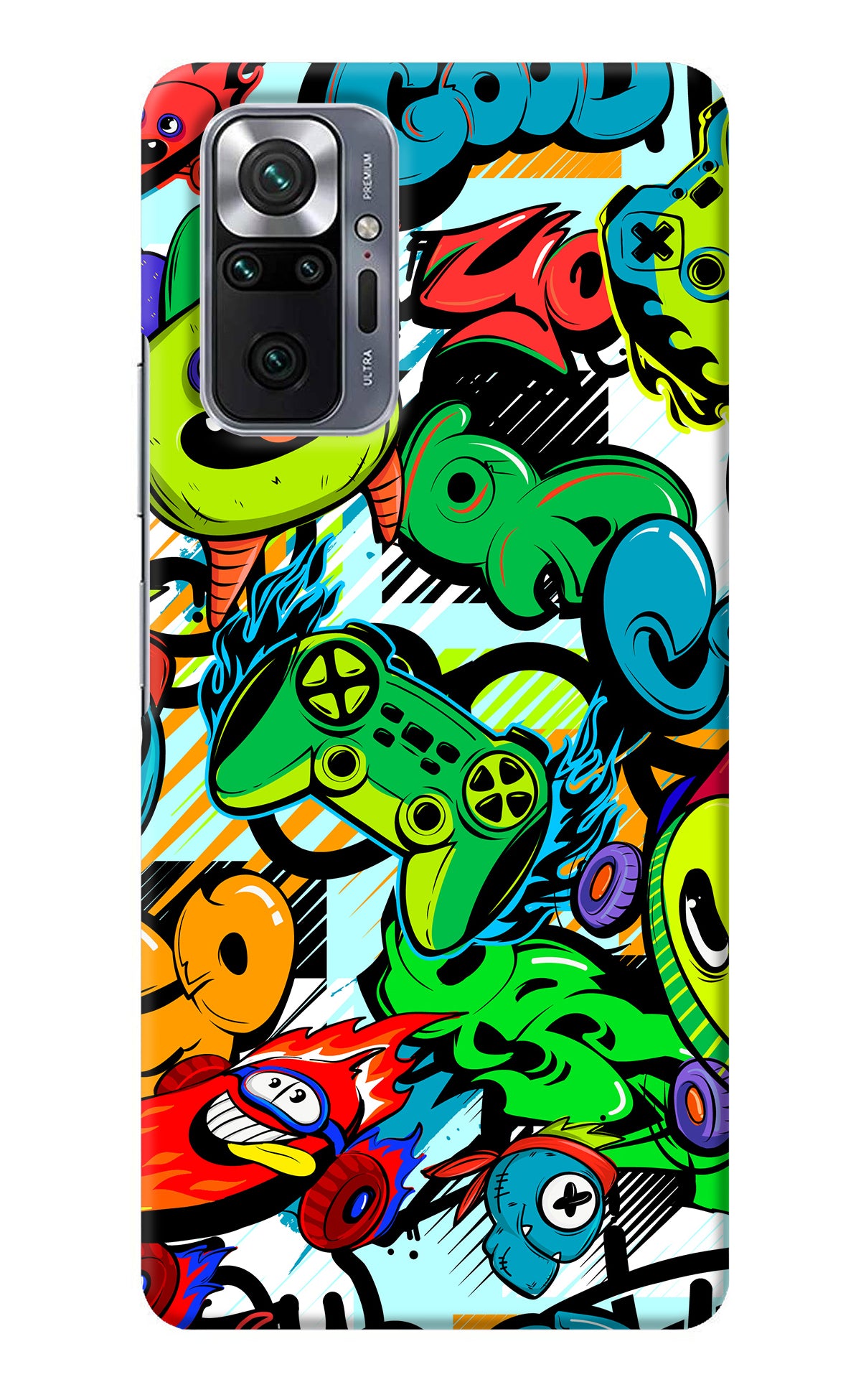 Game Doodle Redmi Note 10 Pro Max Back Cover