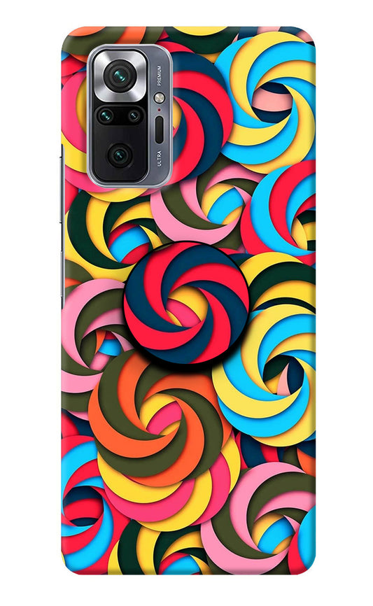 Spiral Pattern Redmi Note 10 Pro Max Pop Case