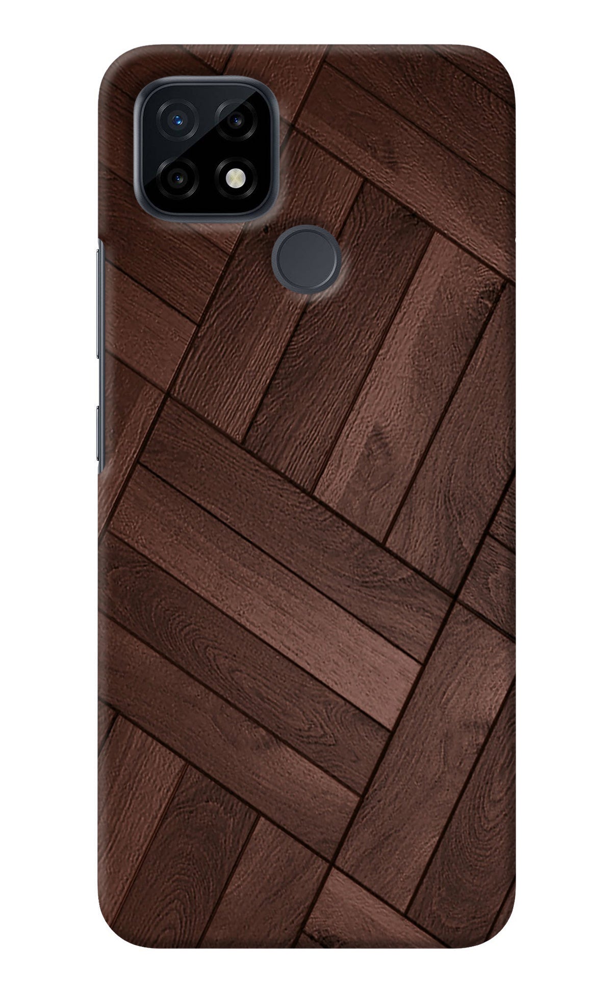 Wooden Texture Design Realme C21 Back Cover