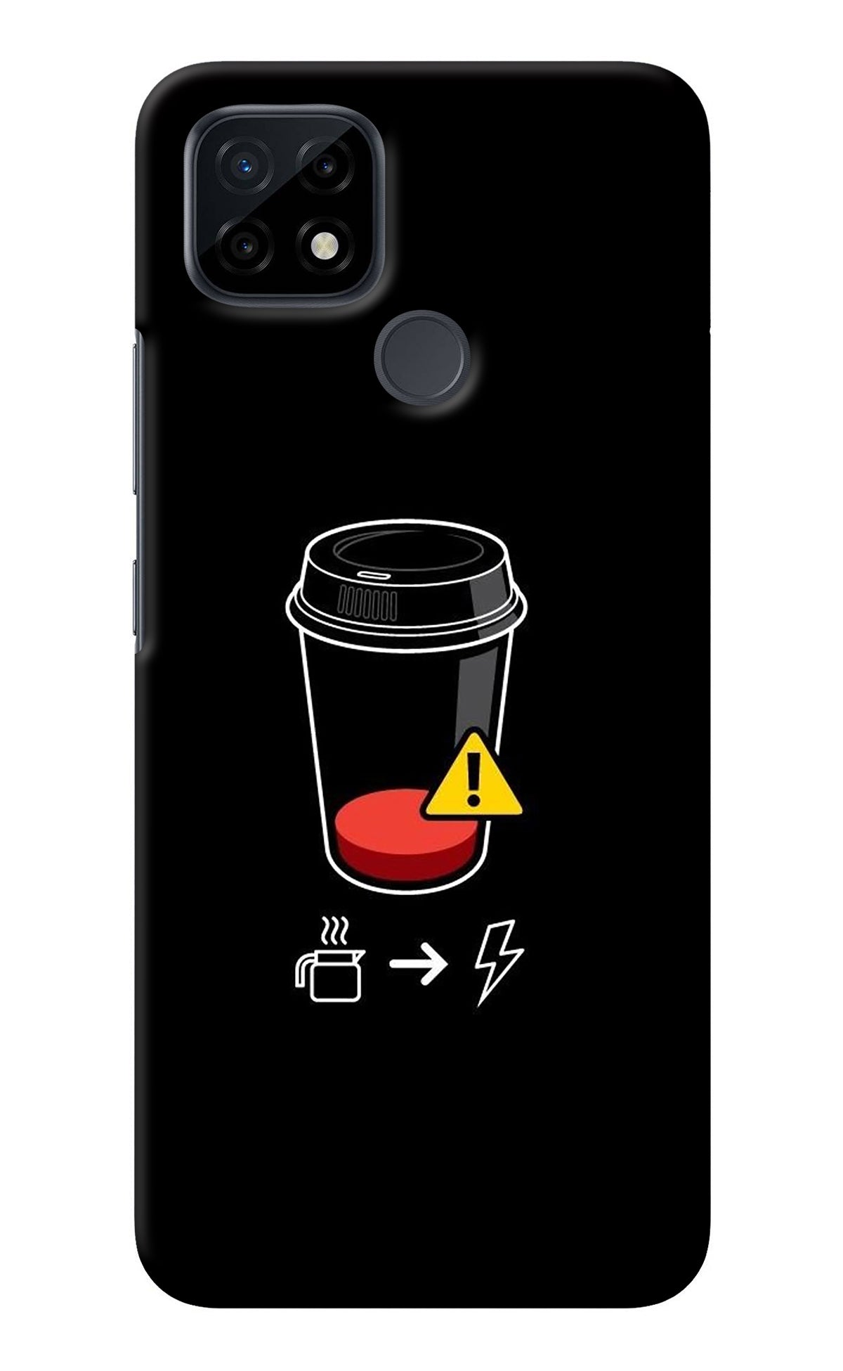 Coffee Realme C21 Back Cover