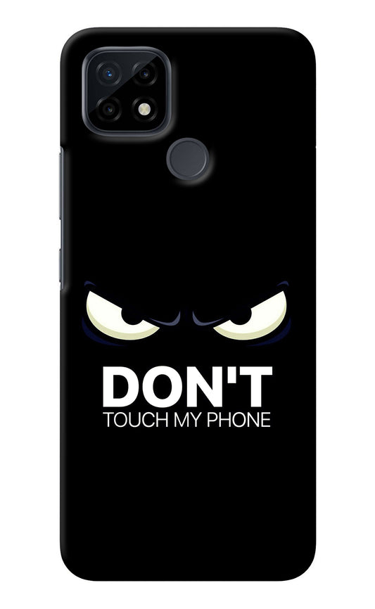 Don'T Touch My Phone Realme C21 Back Cover