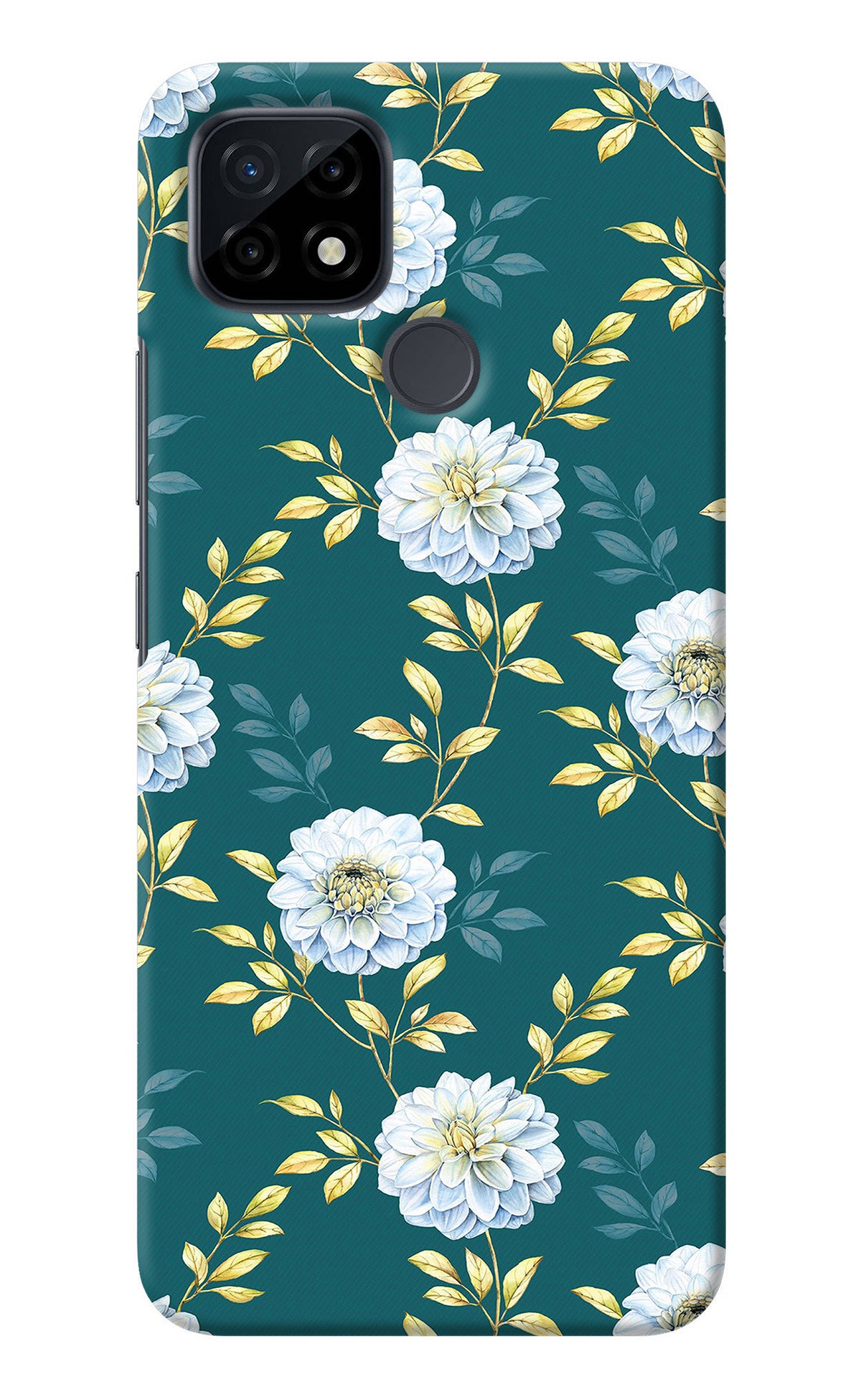 Flowers Realme C21 Back Cover