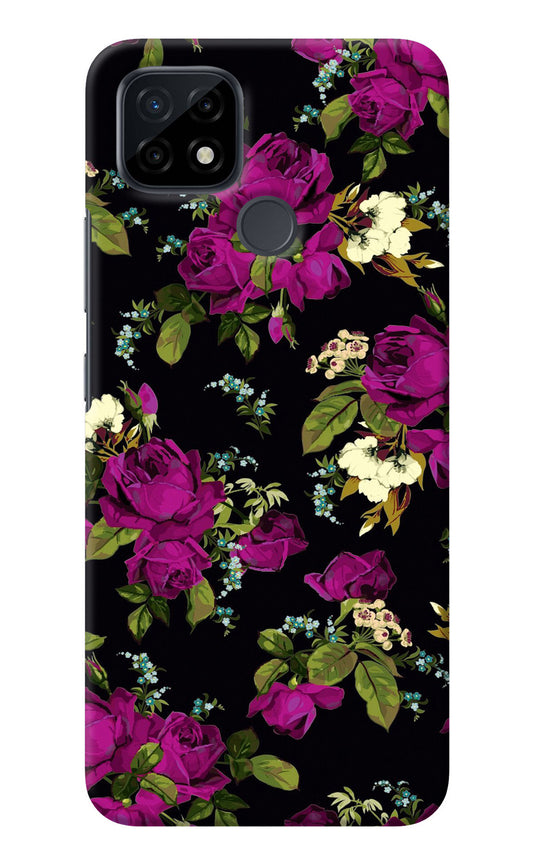 Flowers Realme C21 Back Cover