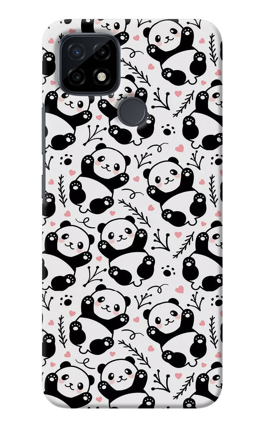 Cute Panda Realme C21 Back Cover