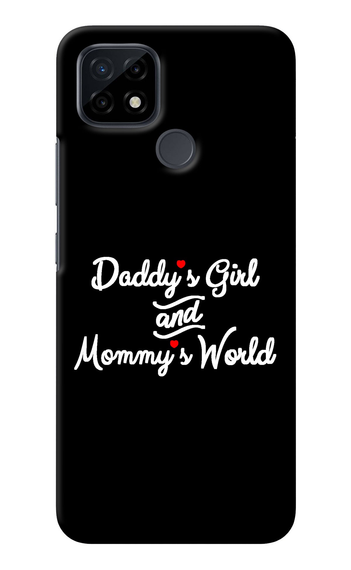 Daddy's Girl and Mommy's World Realme C21 Back Cover