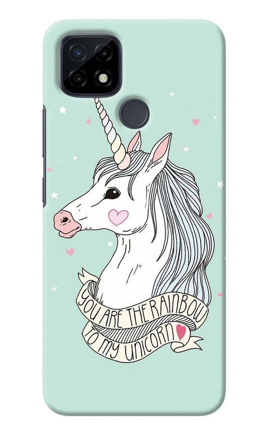 Unicorn Wallpaper Realme C21 Back Cover