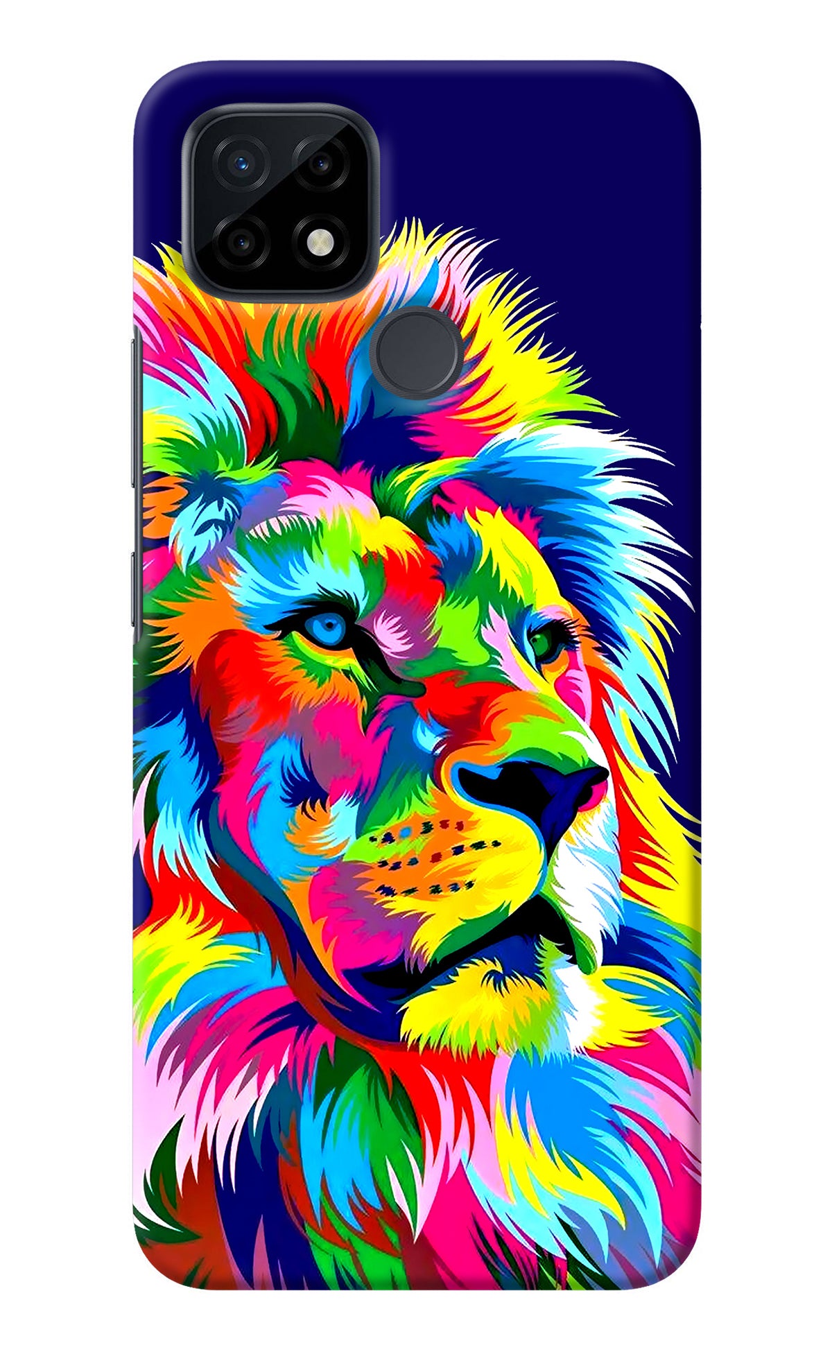 Vector Art Lion Realme C21 Back Cover