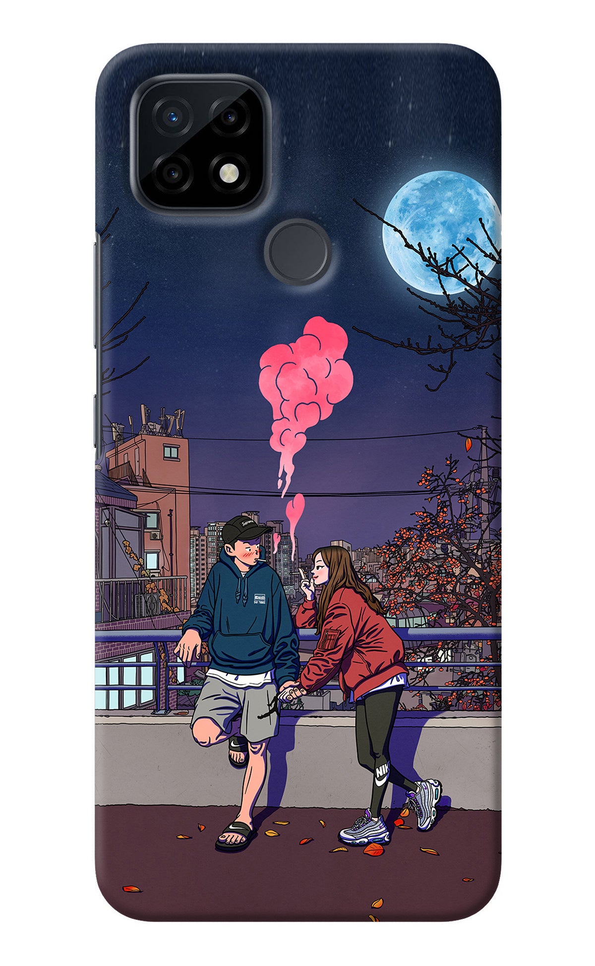 Chilling Couple Realme C21 Back Cover