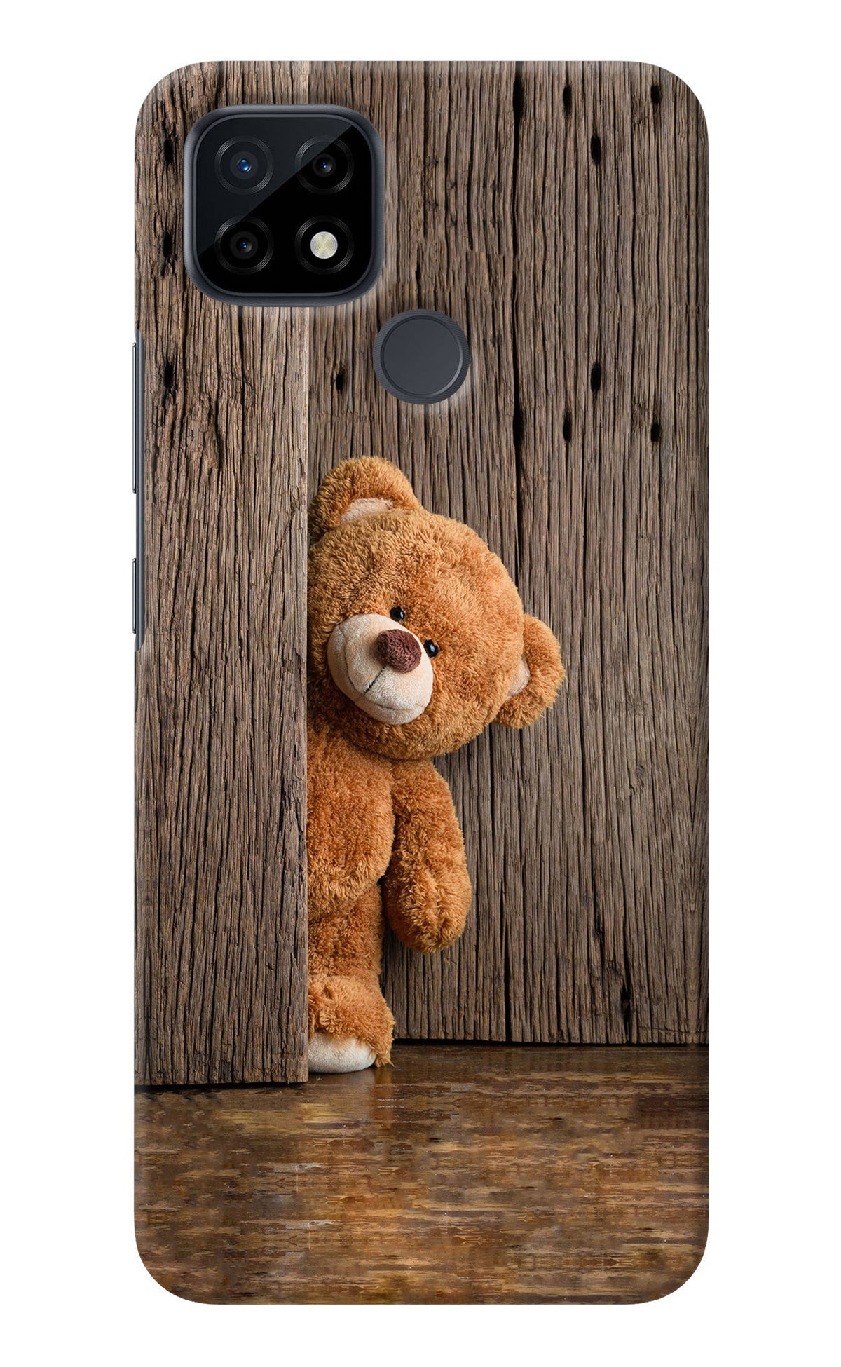 Teddy Wooden Realme C21 Back Cover