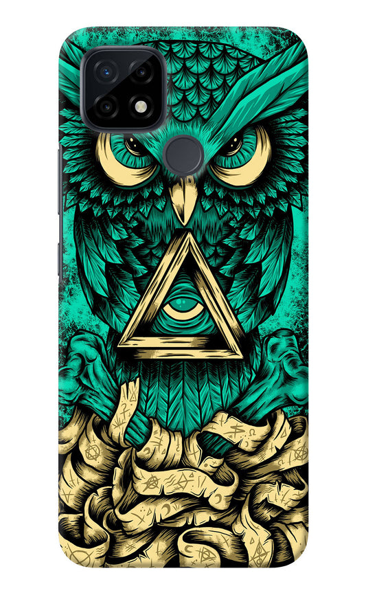 Green Owl Realme C21 Back Cover