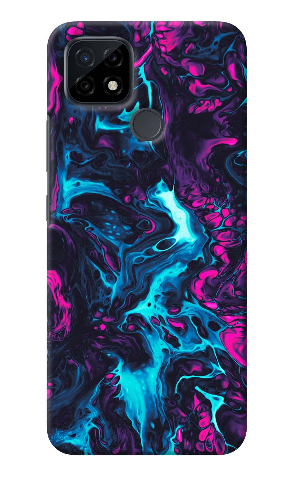 Abstract Realme C21 Back Cover