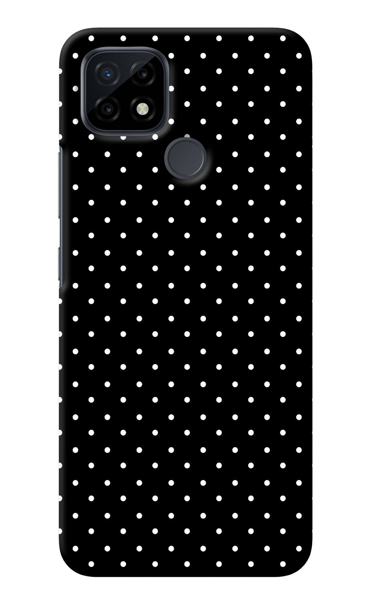 White Dots Realme C21 Back Cover