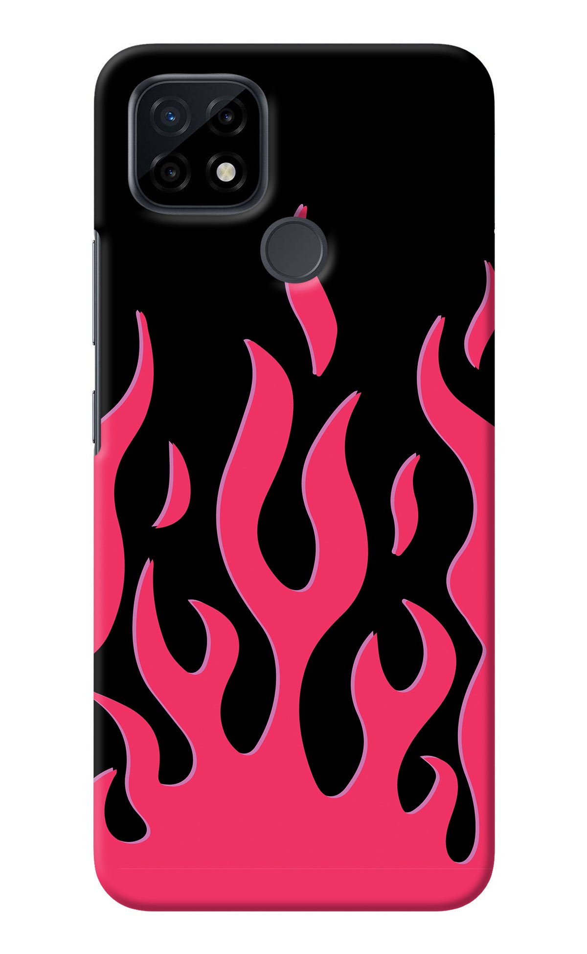 Fire Flames Realme C21 Back Cover