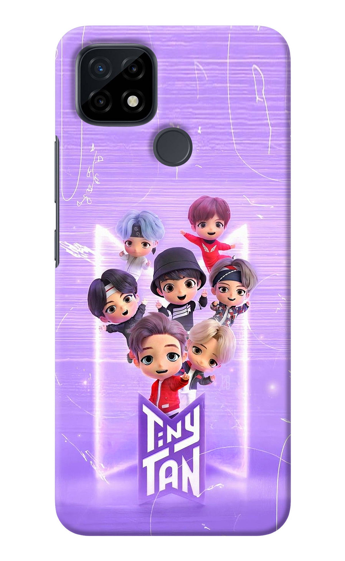 BTS Tiny Tan Realme C21 Back Cover