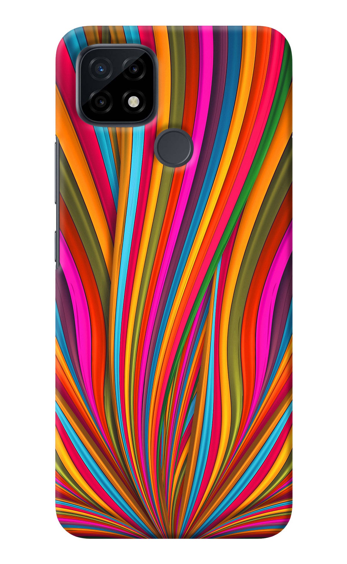 Trippy Wavy Realme C21 Back Cover