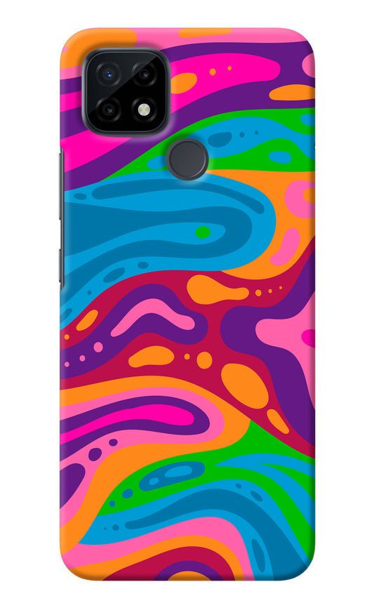 Trippy Pattern Realme C21 Back Cover