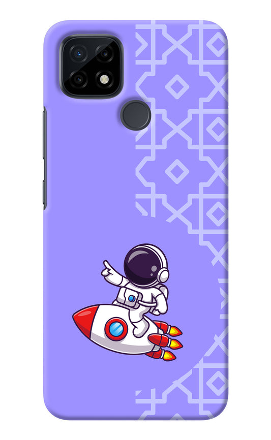 Cute Astronaut Realme C21 Back Cover