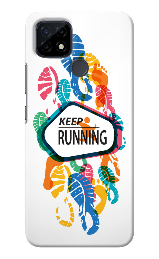 Keep Running Realme C21 Back Cover