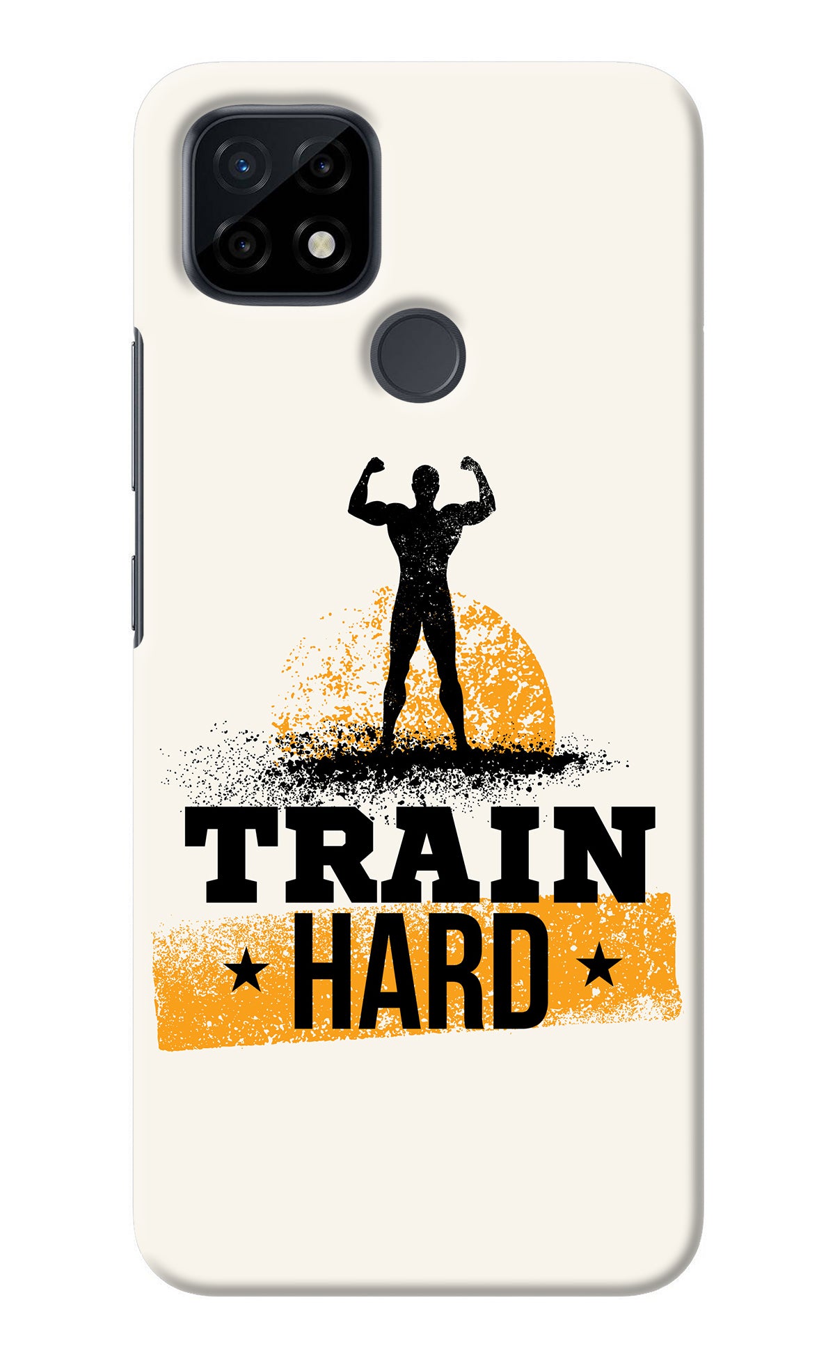 Train Hard Realme C21 Back Cover