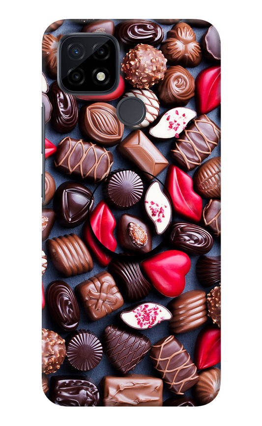 Chocolates Realme C21 Pop Case