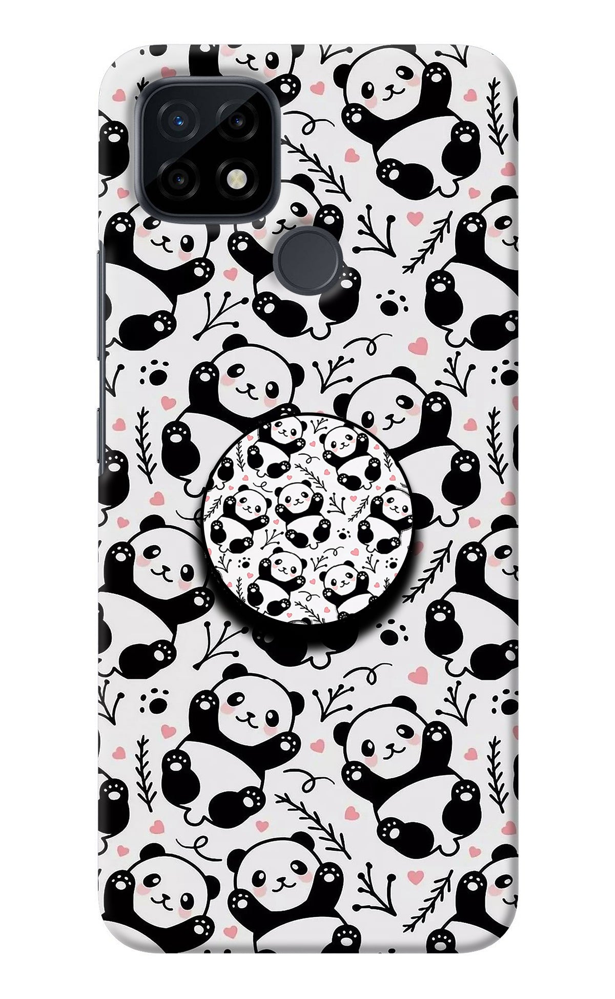 Cute Panda Realme C21 Pop Case