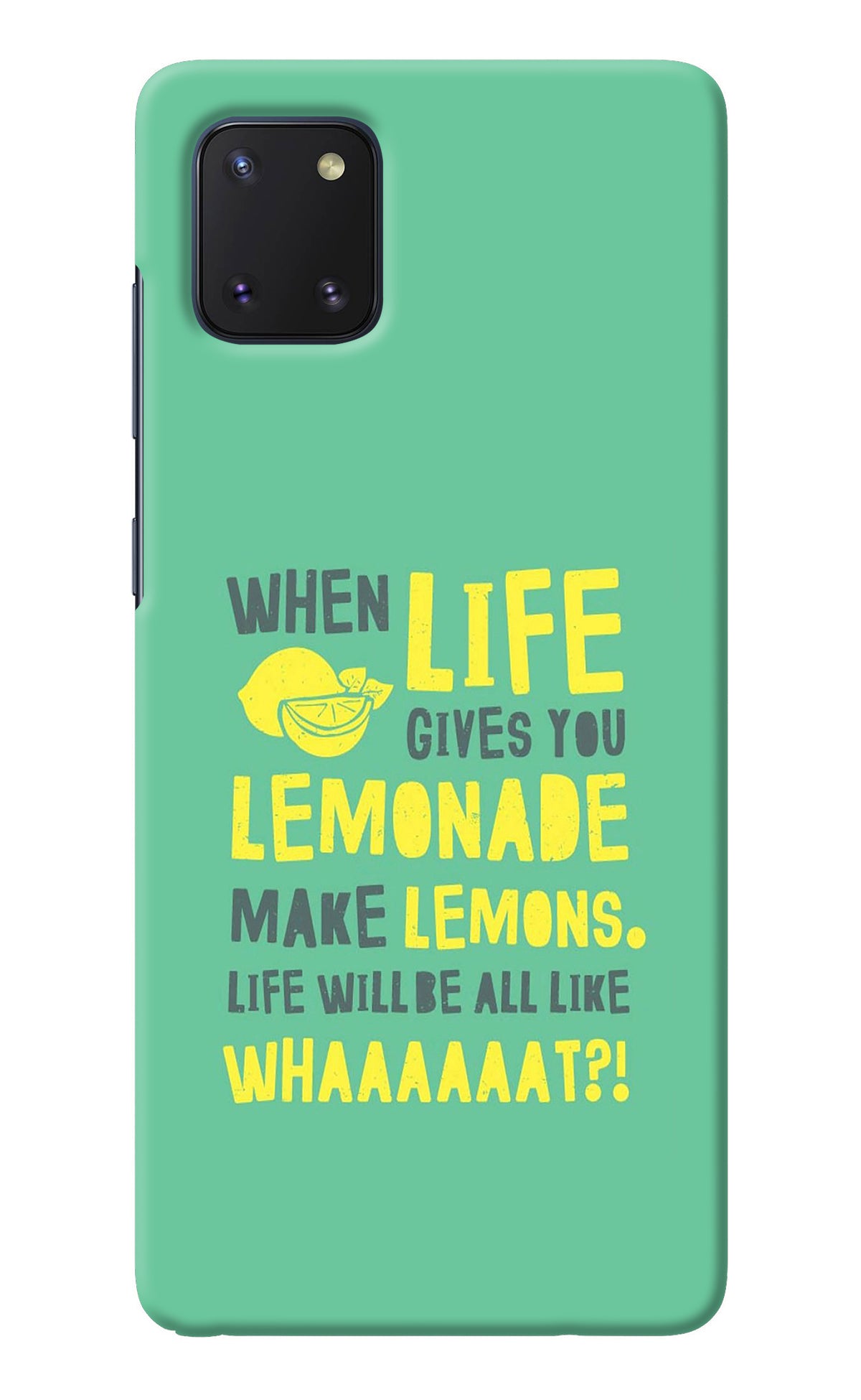 Quote Samsung Note 10 Lite Back Cover