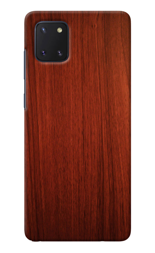 Wooden Plain Pattern Samsung Note 10 Lite Back Cover