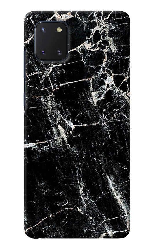Black Marble Texture Samsung Note 10 Lite Back Cover