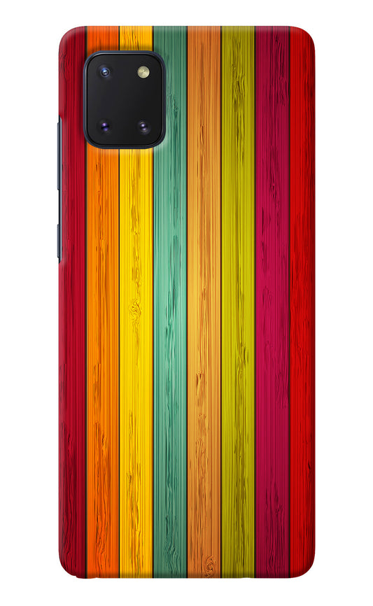 Multicolor Wooden Samsung Note 10 Lite Back Cover