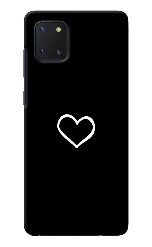 Heart Samsung Note 10 Lite Back Cover
