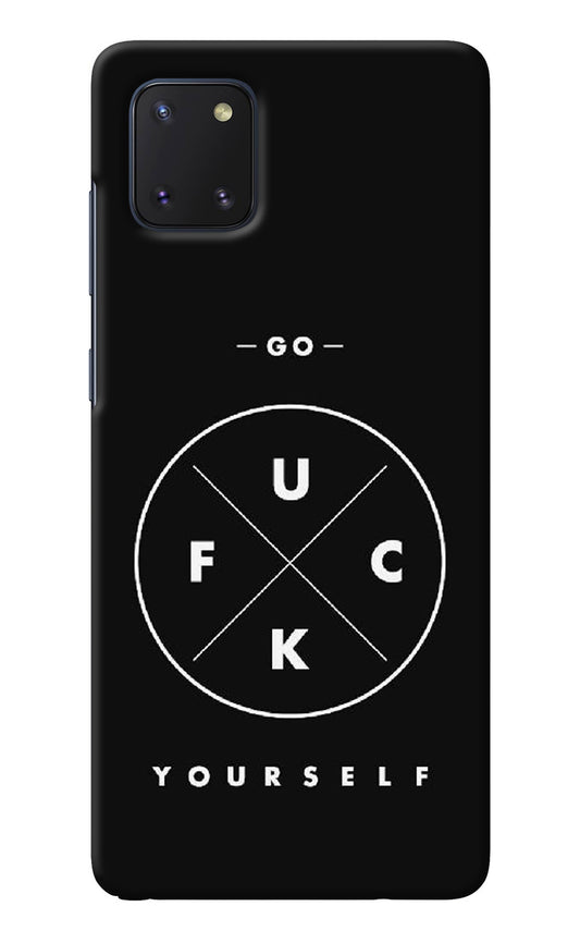 Go Fuck Yourself Samsung Note 10 Lite Back Cover