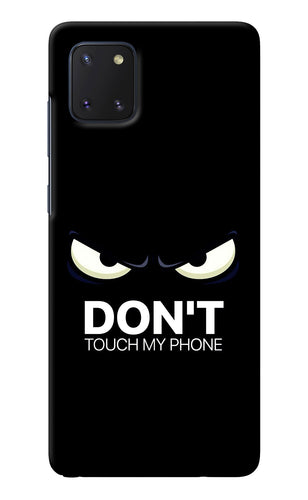 Don'T Touch My Phone Samsung Note 10 Lite Back Cover