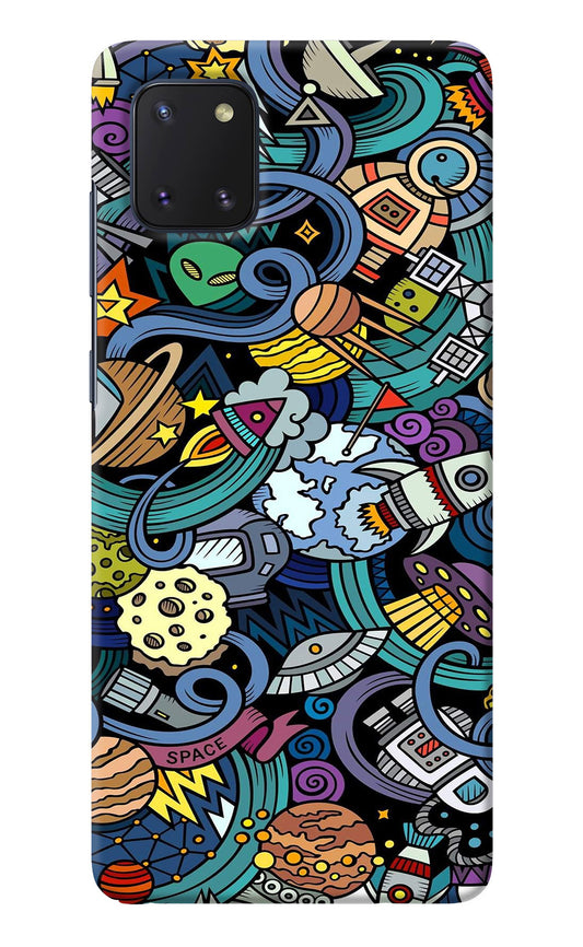 Space Abstract Samsung Note 10 Lite Back Cover