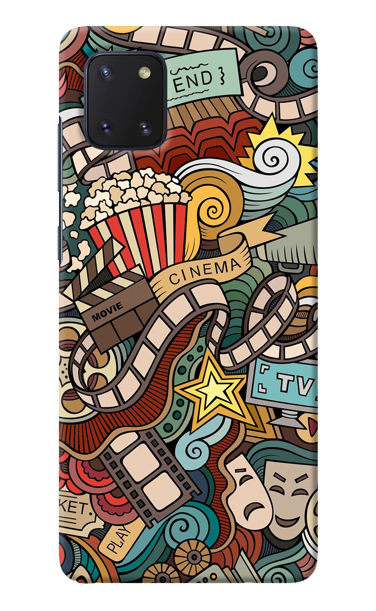 Cinema Abstract Samsung Note 10 Lite Back Cover